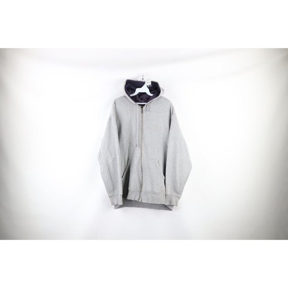 Sweat full-zip hoodie, men's size S unclear orange type Vintage Second Hand main image 0